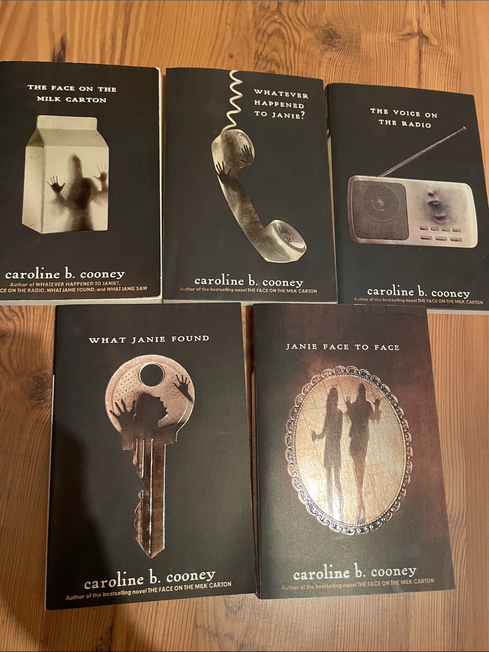 The Face OnThe Milk Carton series by Caroline B Cooney